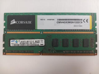 Планки памяти для компьютера DDR3 по 2Gb 1333mhz.