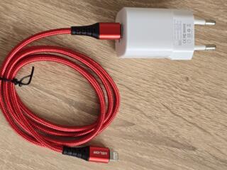 USB кабель и зарядное устройство 20 ватт.