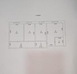 3-комнатная 74.4 м² Свободная планировка Черемушки