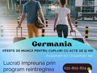 Munca Germania in oras-port linga Danemarca. Cupluri (acte MD + RO)