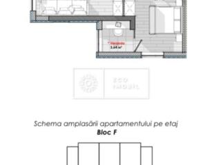 Vă propunem spre vânzare apartament cu două odăi separate în ...