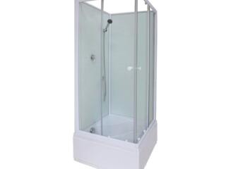 5 în 1 - Cabină de duș cu 4 pereți interiori+duș+furtun+robinet+cădiță