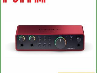 Аудиоинтрефейс FOCUSRITE Scarlett 2i2 4rd Gen в м. м. "РИТМ"