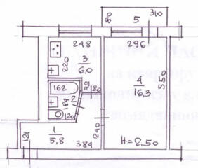 Продам 1 квартиру 31.5 кв. м., 4/5, ул. Варненская/100-я школа.