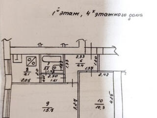 2 комн, Кр. Казармы, р-н Виктория, 1/4, с ремонтом