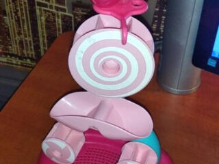 Мельница песочная высокая с воронкой, трехъярусная и сито