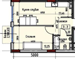 12899  Предлагаем к продаже однокомнатную ...