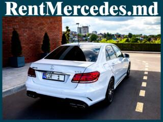 Chirie/Прокат Mercedes AMG E63 alb - 18 €/ora & 99 €/zi