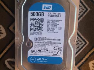 WD Blue 500 GB и игровой руль Logitech