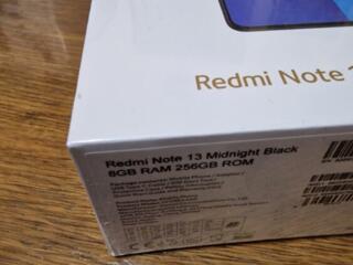 Сяоми Redmi note 13, 256Gb, новый, черный