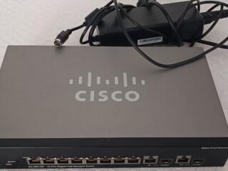 Управляемый 10-и портовый коммутатор Cisco SB SG300-10 PoE.