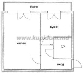 1 комнатная в Тирасполе на Балке