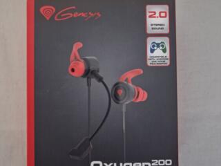 Продам наушники игровые Genesis Oxygen 200