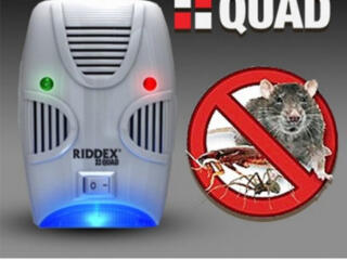 Отпугиватель тараканов, грызунов насекомых RIDDEX Quad Pest Repelling