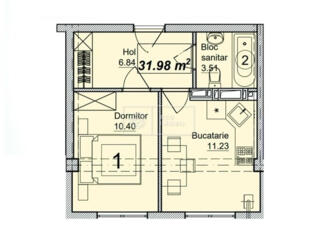 Se vinde apartament cu 1 cameră în noul complex Rezidențial ESTATE ...