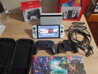 Продам Nintendo switch Oled 256 GB + Чехол + Игры