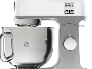 Robot de bucatarie KENWOOD KMix KMX750WH, vas 5l, 1000W, 6 trepte vite