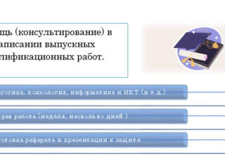 Помощь и консультирование в написании учебных работ