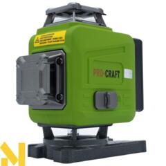 Лазерный уровень PROCRAFT 4GL. Ежедневные бесплат. доставки! РАССРОЧКА!