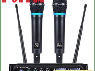 Микрофоны радио Kithouse S9 UHF Rechargeable в м. м. "РИТМ"