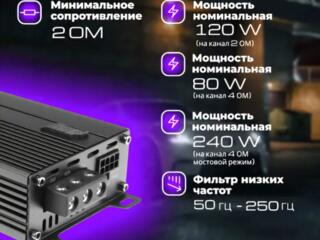 Усилитель D класса 4×120 2ом