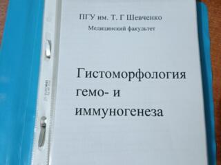 Продам лекции по гистоморфологии медфак ПГУ 70 рублей