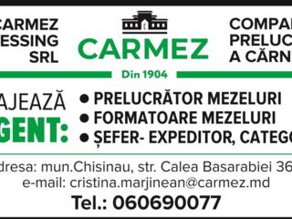 “Carmez Processing” SRL /companie de prelucrare a cărnii/ angajează URGENT: