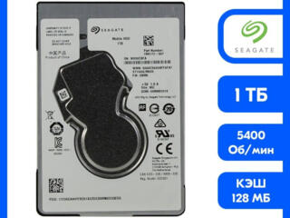 Новый жесткий диск Seagate 1Tb для ноутбуков, ПК и приставок. Гарантия