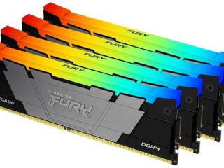 DDR4 DIMM 32 GB (4x8Gb) 3600MHZ Kingston Fury Renegade RGB