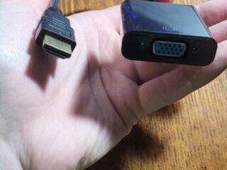 Переходник конвертер HDMI-VGA