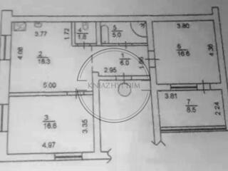 Продается раздельная 2-х к.кв. по ул. Лютневая 1-1а, 72/33/18 кв. м, .