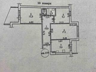 продаж 3-к квартира Одеса, Пересипський, 45000 $