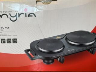 Плита электрическая MYRIA 2500W, настольная, чёрная, новая