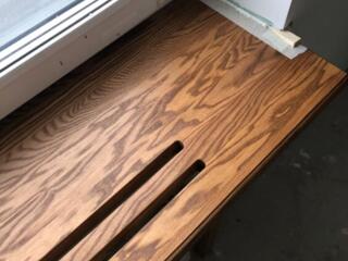 Подоконники из натурального дерева любой формы и сложности.