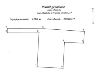 Spre vînzare lot de teren pentru construcții, amplasat în s. Truseni, 