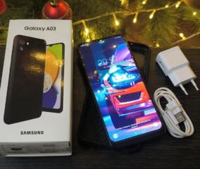 Продам 1400р Samsung Galaxy A03 4/64Гб VoLTE+GSM отличный