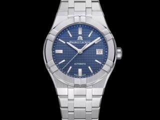 Maurice Lacroix Aikon 39 mm Blue Automatic Watch Ceas Часы RRP 2150€