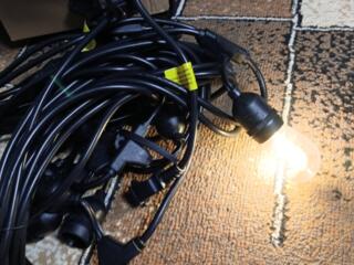 Гирлянда с лампочками Е27 10м. 15 шт.