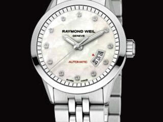 Raymond Weil 12 Бриллиантов Pearl Dial Automatic Часы Ceas RRP £ 1915