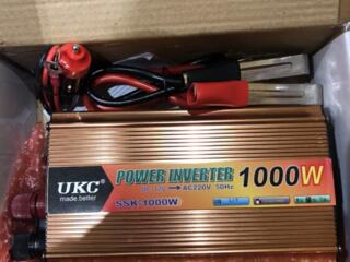 Продам новый инвертор (преобразователь) с 12v на 220v. Мощность 1000w