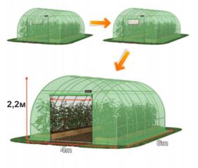 Теплицы от производителя любых размеров.