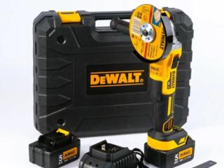 Аккумуляторная угловая шлифмашина DeWalt Гарантия 3 года