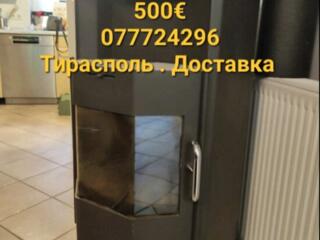 Печь-камин угловая с дымоходом! Доставка возможна!