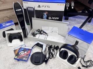 Sony PS5 + Dualsense + Pulse 3D + 2 disc