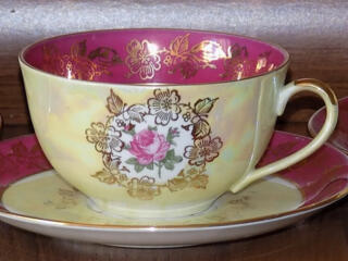 Чайные пары "Роза" ГДР 60-е