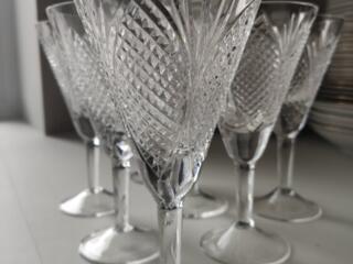 Сервиз кофейный. Набор Кобальт для напитков. Хрусталь.