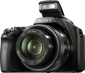 Sony Cyber-shot DSC-HX100V с 30-кратным зумом и 16,2 МП.