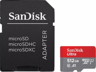 SanDisk 512GB MicroSD Card + SD Adapter - всего 799 леев!