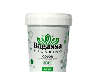 Bagassa Color Soft - Шугаринг зеленое яблоко 1400 гр