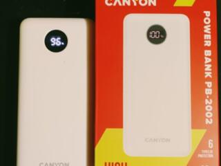 Power Bank Canyon PB-2002 20 000 мАч еще на гарантии